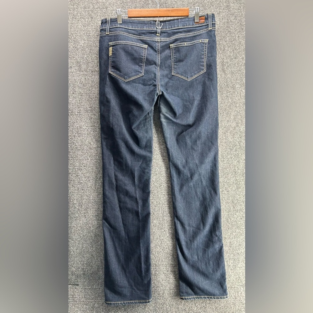 PAIGE Blue Denim Peg Straight Jeans Size 32 - Picture 3 of 7